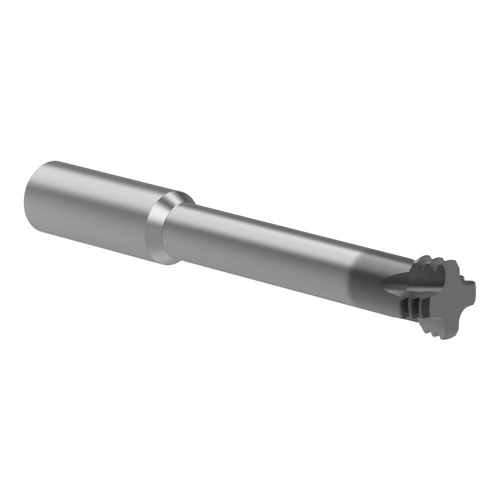 Helical Flute Thread Mills; Material: Carbide ; Thread Size (Inch): 3/4 ; Thread Type: UN ; Shank Diameter (mm): 12.0000 ; Cutting Diameter (mm): 11.94 ; Length of Cut (mm): 57.1500