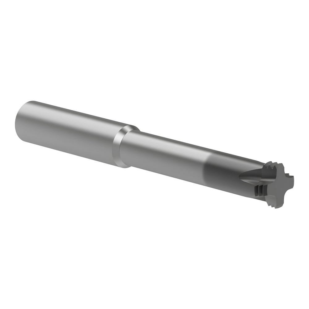 Helical Flute Thread Mills; Material: Carbide ; Thread Size (Inch): 3/4 ; Thread Type: UN ; Shank Diameter (Decimal Inch): 0.5000 ; Cutting Diameter (Decimal Inch): 0.4950 ; Length Of Cut (Decimal Inch - 4 Decimals): 2.2500