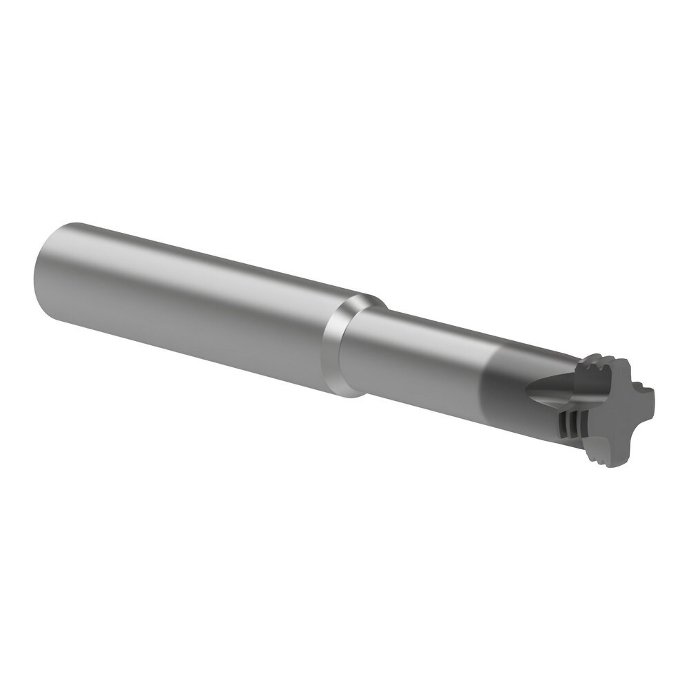 Helical Flute Thread Mills; Material: Carbide ; Thread Size (Inch): 3/4 ; Thread Type: UN ; Shank Diameter (mm): 12.0000 ; Cutting Diameter (mm): 11.94 ; Length of Cut (mm): 38.1000