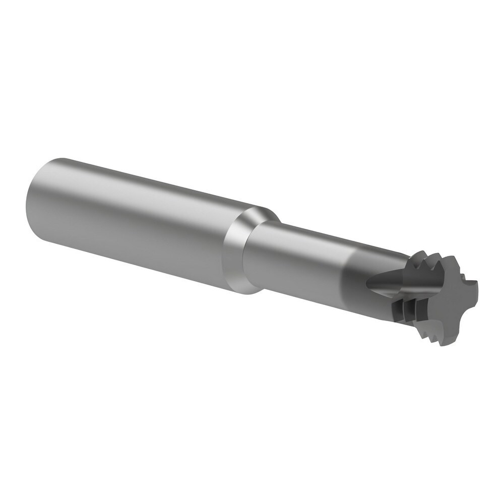 Helical Flute Thread Mills; Material: Carbide ; Thread Size (Inch): 7/8 ; Thread Type: UN ; Shank Diameter (mm): 16.0000 ; Cutting Diameter (mm): 15.75 ; Length of Cut (mm): 44.4500