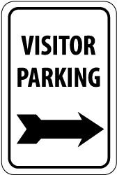 Parking Lot Sign: Rectangle, 