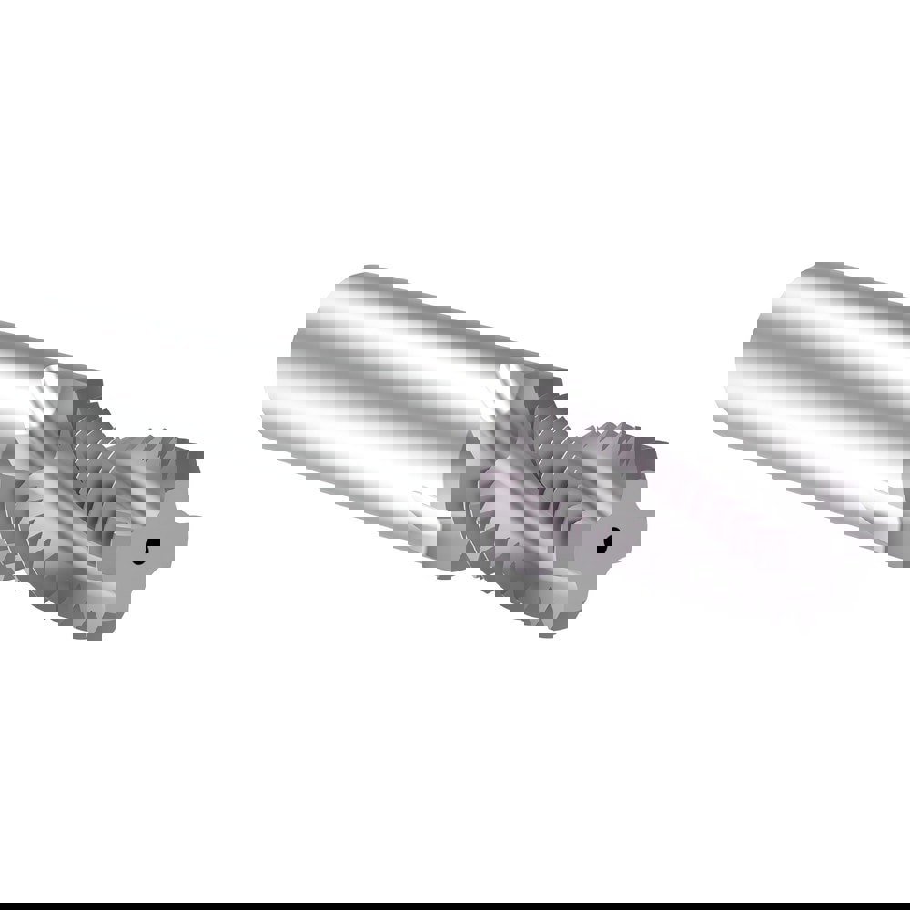 Helical Flute Thread Mill: 2-1/2, Internal/External, 4 Flute, 3/4