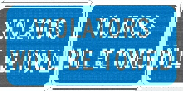 Tow Away Sign: Rectangle, 