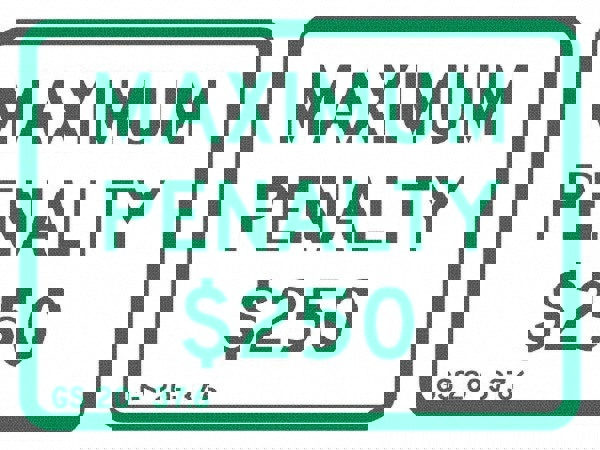 Tow Away Sign: Rectangle, 