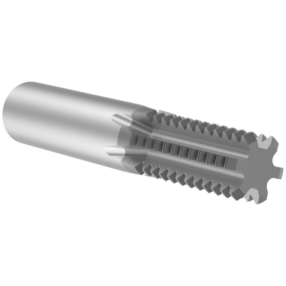 Helical Flute Thread Mill: 1-8, Internal/External, 6 Flute, 16.00 mm Shank Dia, Solid Carbide