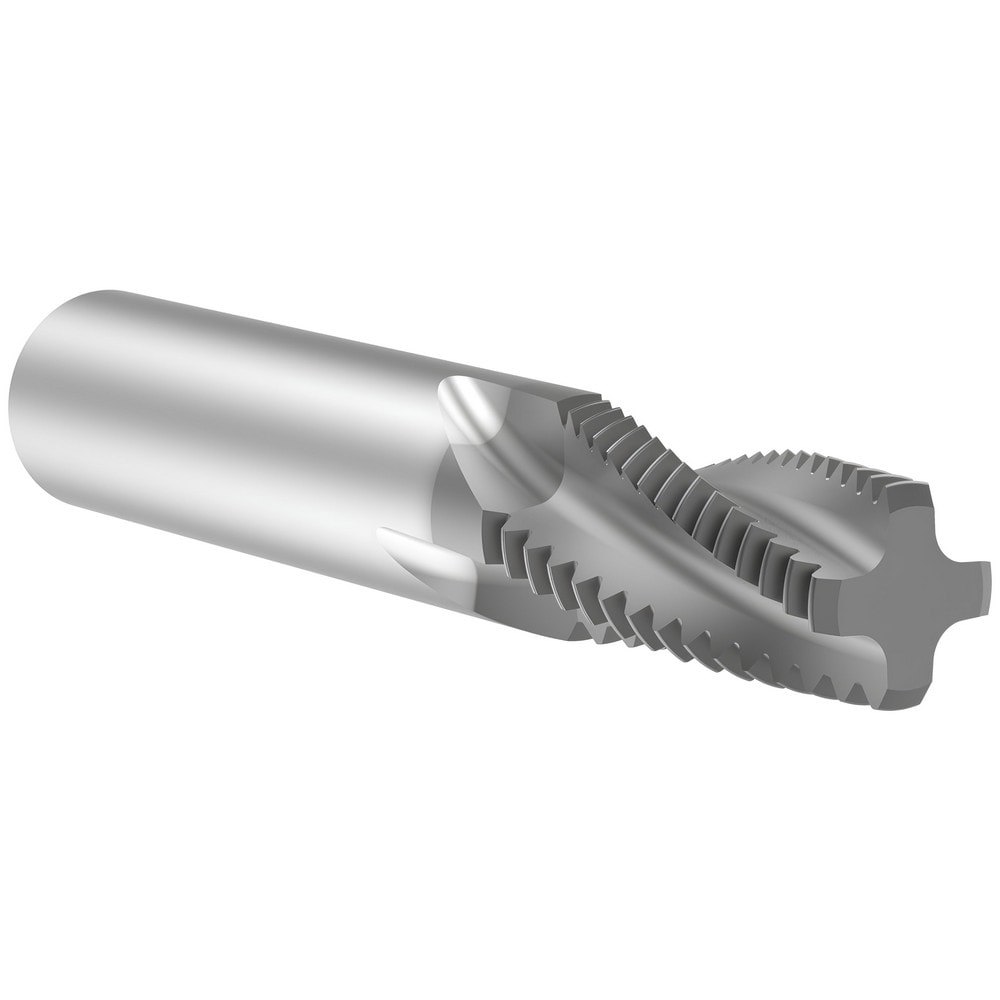Helical Flute Thread Mill: 1-11, Internal/External, 4 Flute, 16.00 mm Shank Dia, Solid Carbide