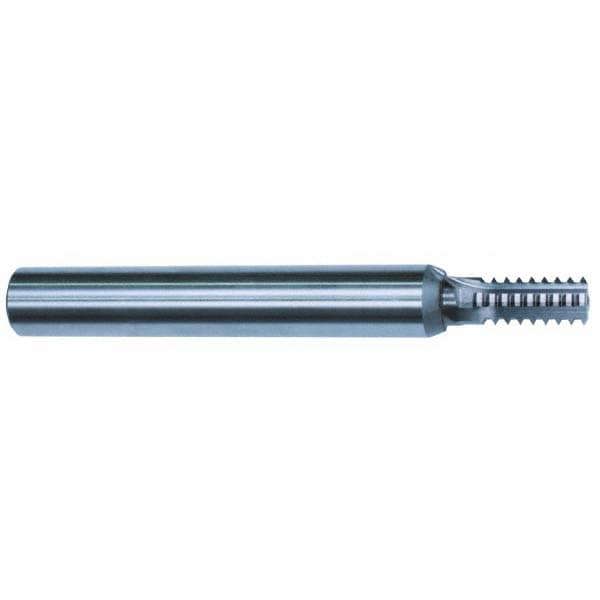 Straight Flute Thread Mill: 1-14, External & Internal, 4 Flutes, 3/4