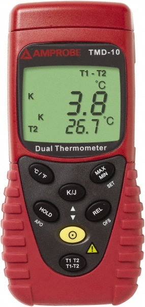 Digital Temperature Recorder: 2,498 &deg; F, K Thermocouple Sensor