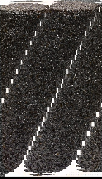 Abrasive Oval Cone: Type 18, Coarse, 3/8-24 Arbor Hole