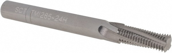 Helical Flute Thread Mill: 3/8-24, Internal, 4 Flute, 5/16
