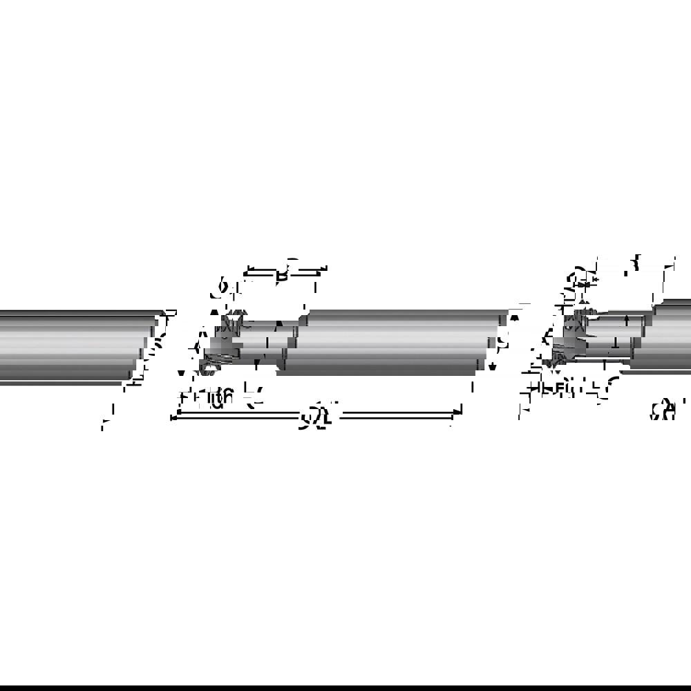 Helical Flute Thread Mill: Internal, 3 F