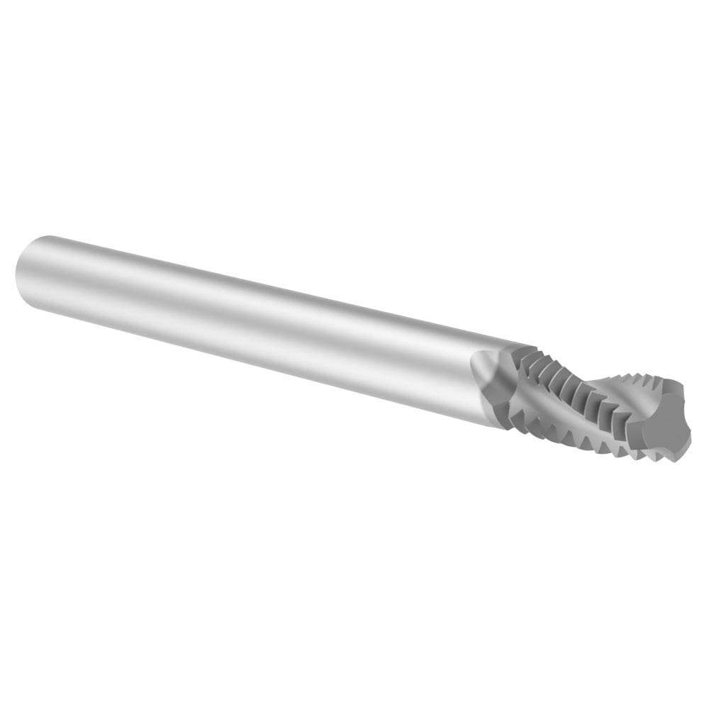 Helical Flute Thread Mill: Internal & External, 3 Flute, 3