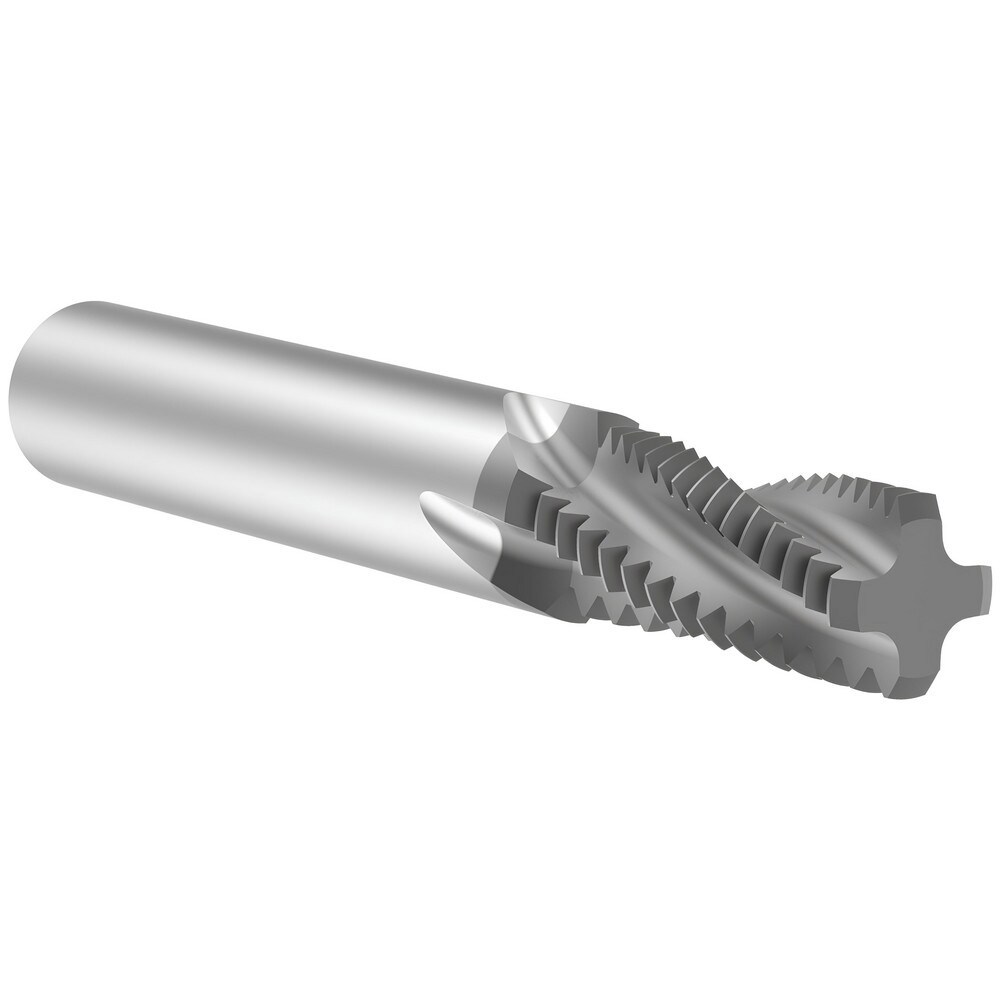 Helical Flute Thread Mill: M14x2, Internal/External, 4 Flute, 12.00 mm Shank Dia, Solid Carbide