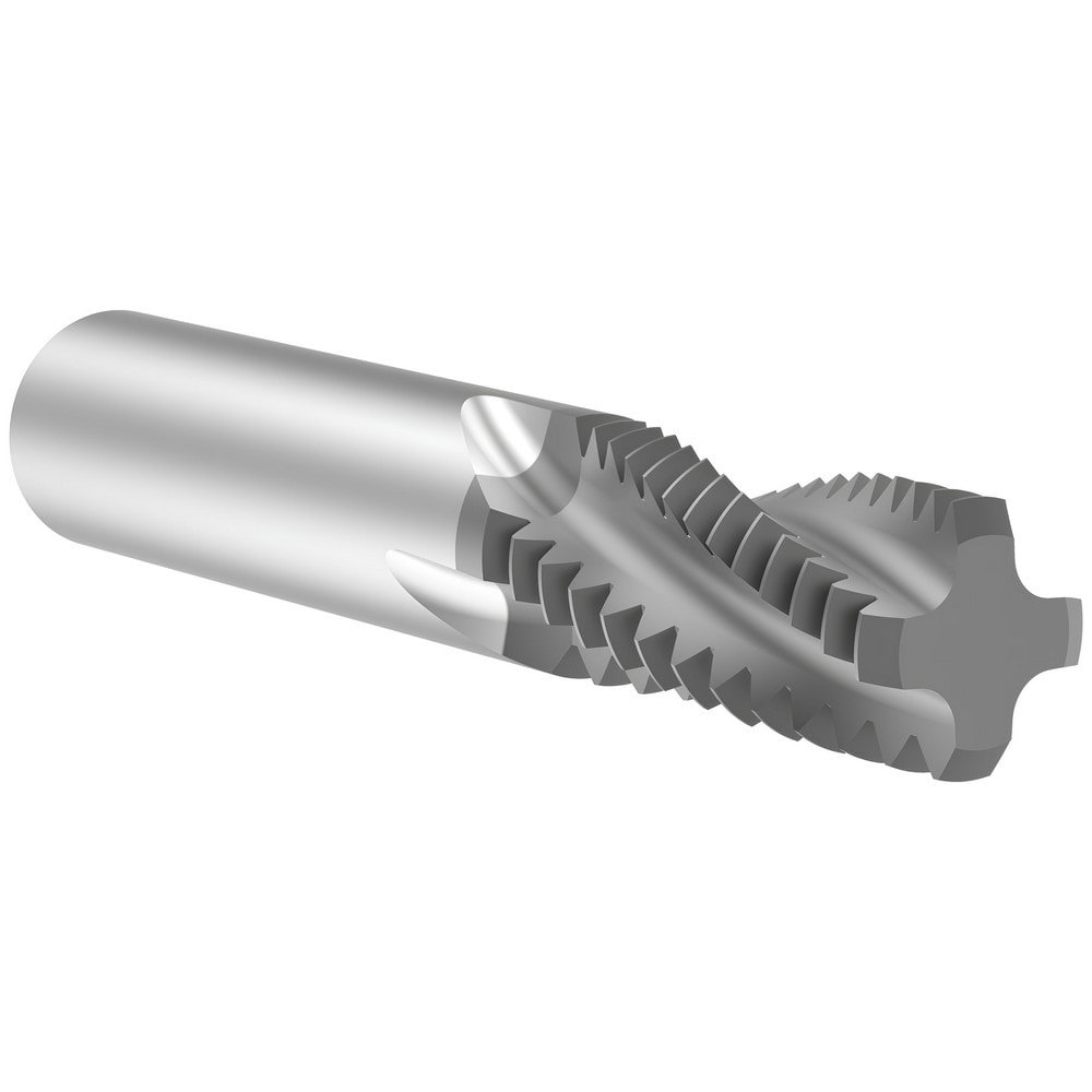 Helical Flute Thread Mill: M24x3, Internal/External, 4 Flute, 16.00 mm Shank Dia, Solid Carbide