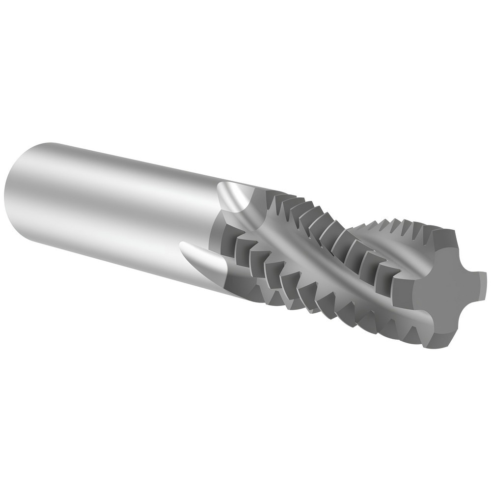 Helical Flute Thread Mill: M30x3.5, Internal/External, 4 Flute, 16.00 mm Shank Dia, Solid Carbide