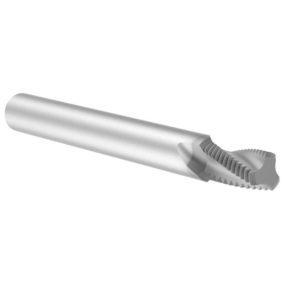 Helical Flute Thread Mill: 1/16 & 1/8, Internal & External, 3 Flute, Solid Carbide