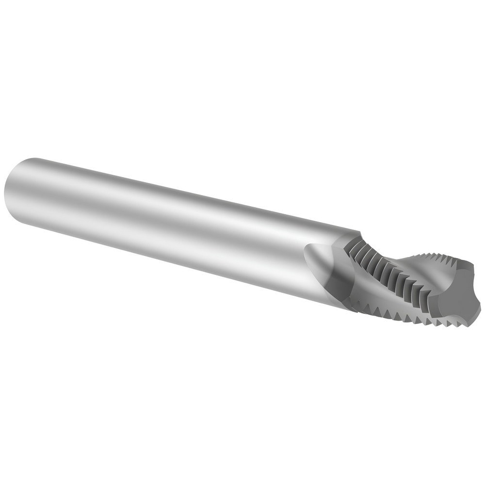 Helical Flute Thread Mill: Internal/External, 3 Flute, 6.00 mm Shank Dia, Solid Carbide