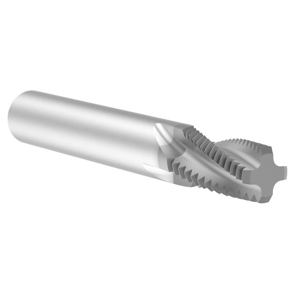 Helical Flute Thread Mill: 1/2 & 3/4, Internal & External, 4 Flute, Solid Carbide