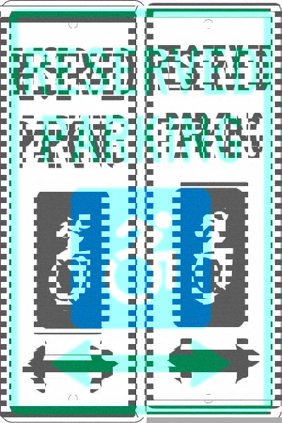 ADA Traffic & Parking Sign: Rectangle, 