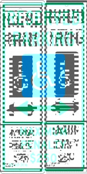 ADA Traffic & Parking Sign: Rectangle, 