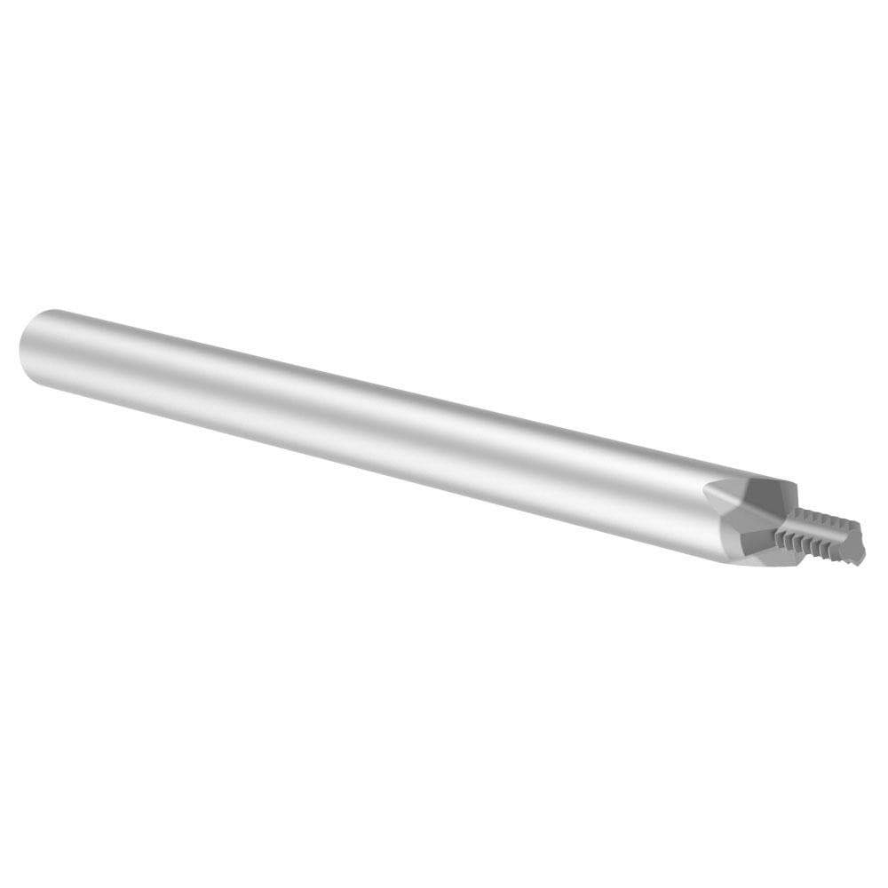 Helical Flute Thread Mill: #2-56, Internal & External, 3 Flute, Solid Carbide
