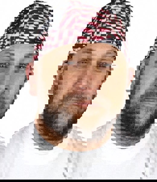 Tie Hat: Size Universal, Blue, Red & White