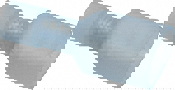 Wire Disconnect: Male, Blue, Nylon, 16-14 AWG, 1/4