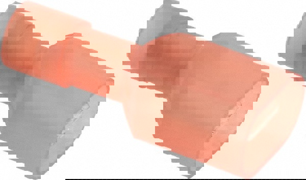 Wire Disconnect: Male, Red, Nylon, 22-16 AWG, 1/4