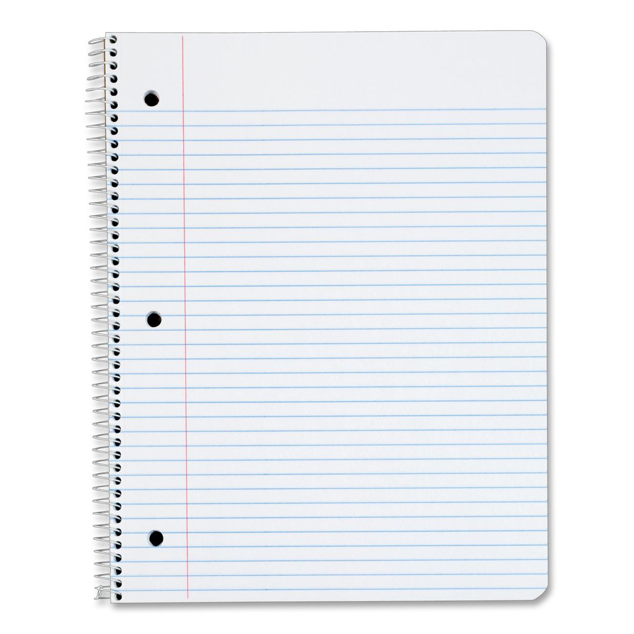 NOTEBOOK,1SUB,CLGE RLE,WH