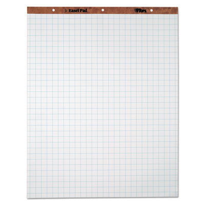 Easel Pads, Quadrille Rule, 27 x 34, White, 50 Sheets, 4 Pads/Carton, Easel Pads