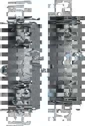 Electrical Switch Box: Steel, Rectangle, 3