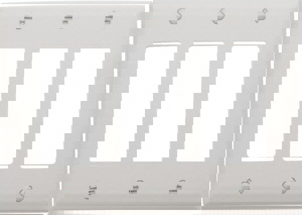 3 Gang, 4-1/2 Inch Long x 6.563 Inch Wide, Standard Switch Plate
