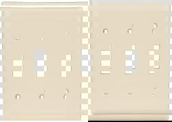 3 Gang, 4-1/2 Inch Long x 6.563 Inch Wide, Standard Switch Plate