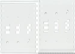 3 Gang, 4-1/2 Inch Long x 6.563 Inch Wide, Standard Switch Plate
