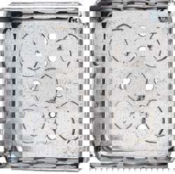 Electrical Outlet Box: Steel, Square, 4