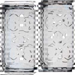 Electrical Outlet Box: Steel, Square, 4