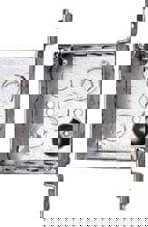 Electrical Outlet Box: Steel, Square, 4