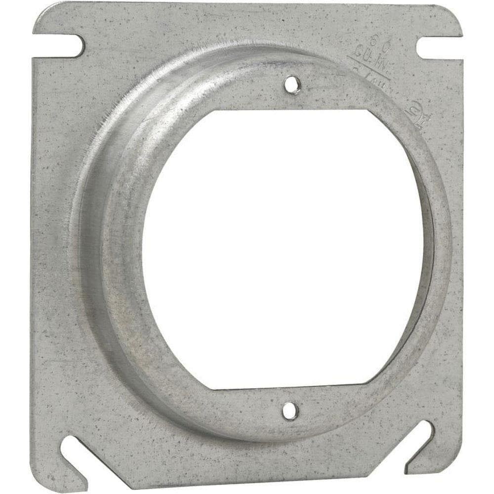 Square Electrical Box Cover: Steel