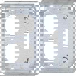 Square Surface Electrical Box Cover: Steel