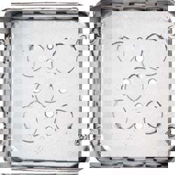 Electrical Outlet Box: Steel, Square, 4-11/16