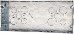 Electrical Wall Box: Steel, Rectangle, 4-1/2