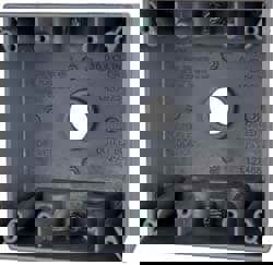 Electrical Outlet Box: Aluminum, Square, 4-1/2