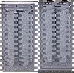 Weather Proof Electrical Box Cover: Aluminum