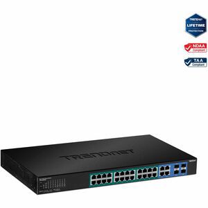 28PORT GIGABIT WEB SMART POE+ SWITCH