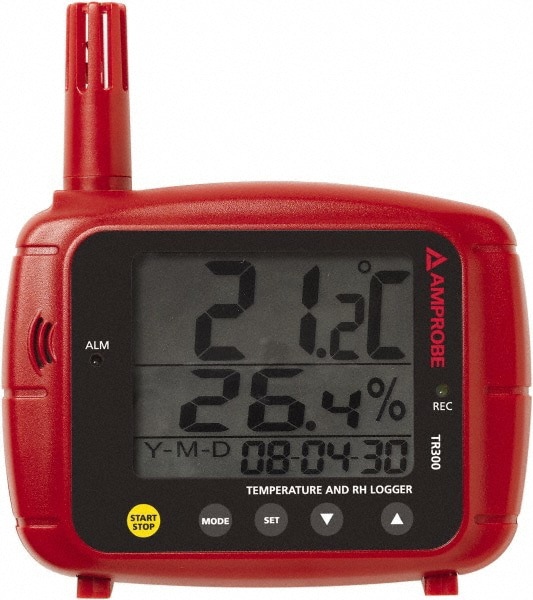 -4 to 158&deg;F, 0 to 1% Humidity Range, Temp & Humidity Recorder