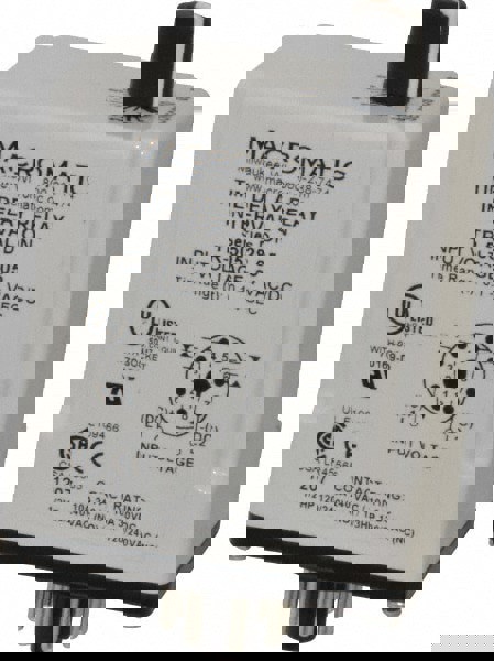 8 Pin, Multiple Range DPDT Time Delay Relay