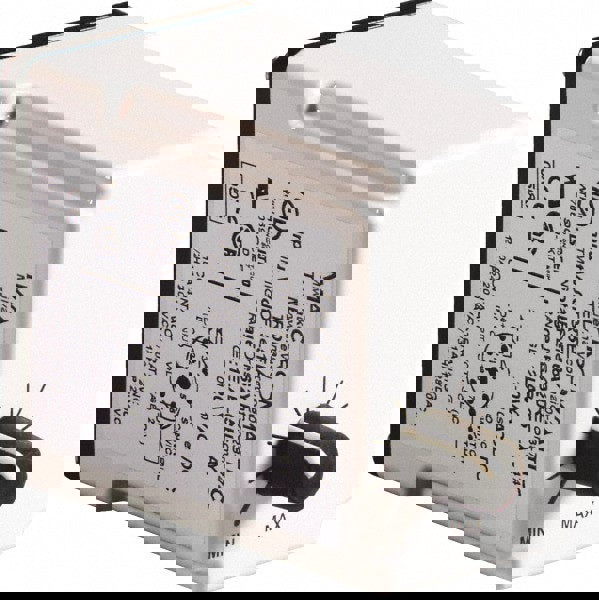 11 Pin, 0.3 to 30 min Delay, Multiple Range DPDT Time Delay Relay