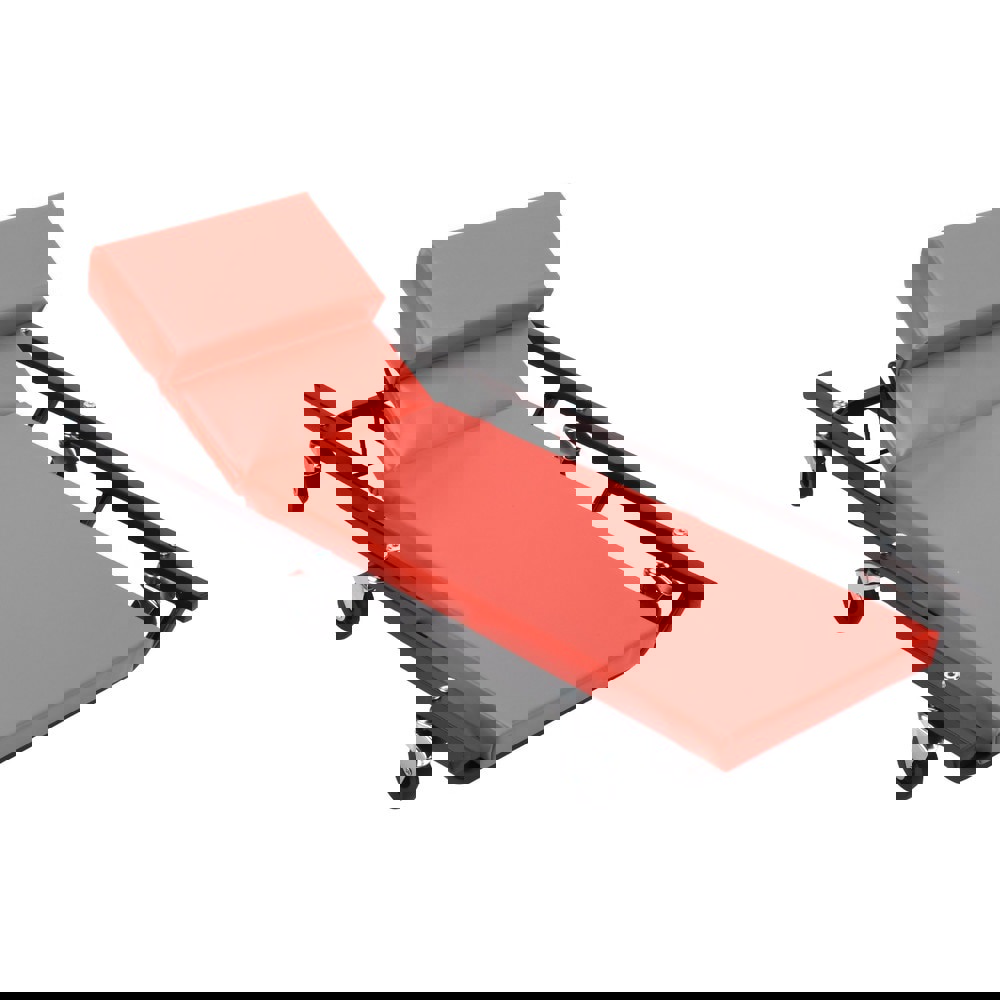 330 Lb Capacity, 6 Wheel Creeper with Adjustable Headrest