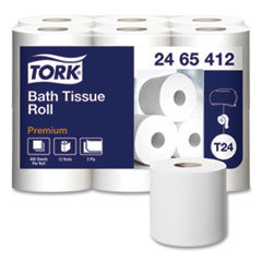 TISSUE,PREM BATH,12PK,WH