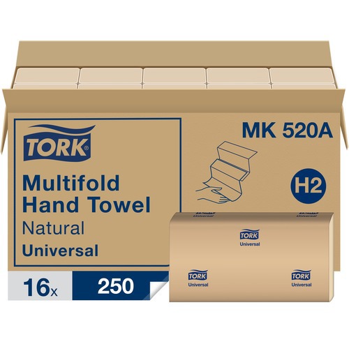 TOWEL,TORK,250SH,MFOLD,BR